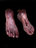 "Silicone Severed Feet" Body Parts Halloween Prop Halloween decoration
