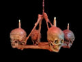 "Skull/Femur Bone Chandelier" Haunted House Lighting Halloween decoration