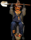 Smiling Jack Greeter with Chair Prop Halloween decoration