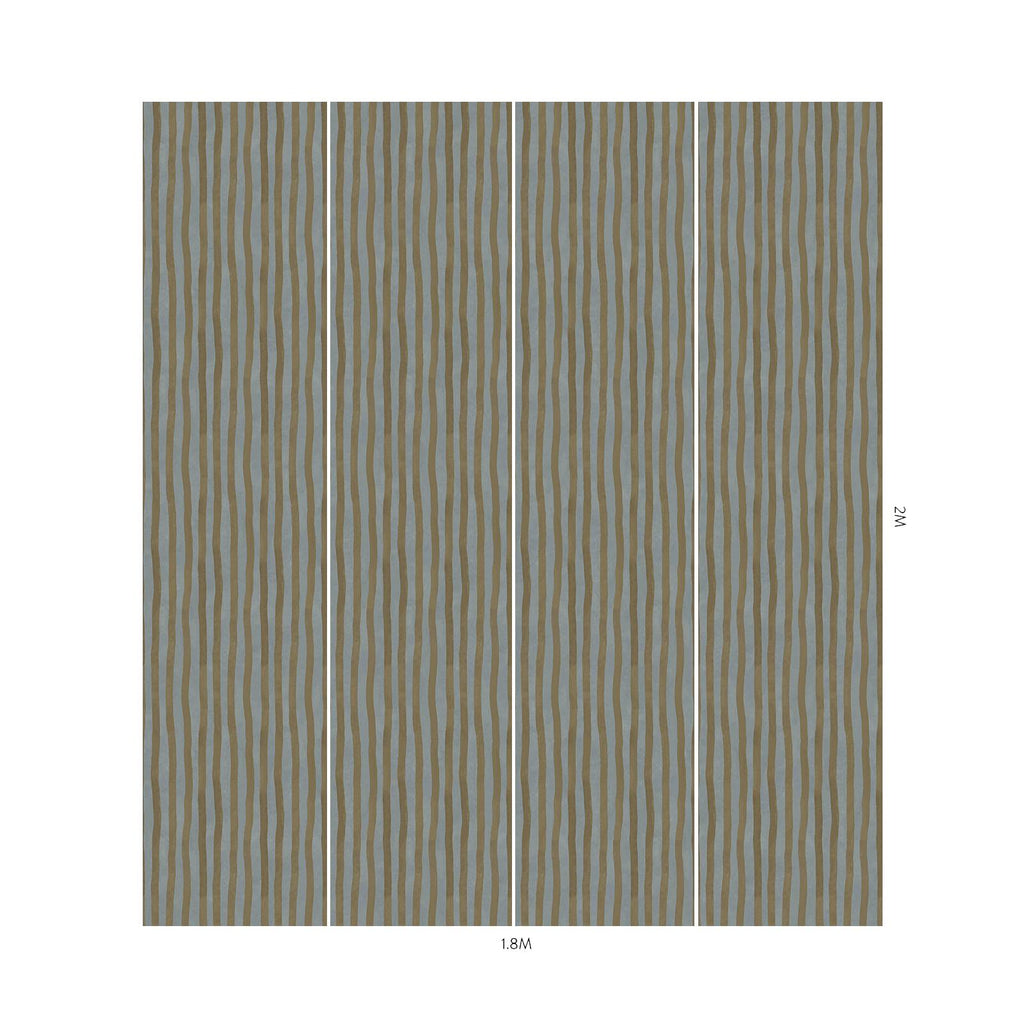 ARTIST'S STRIPE Wallpaper - Stratus & Carex