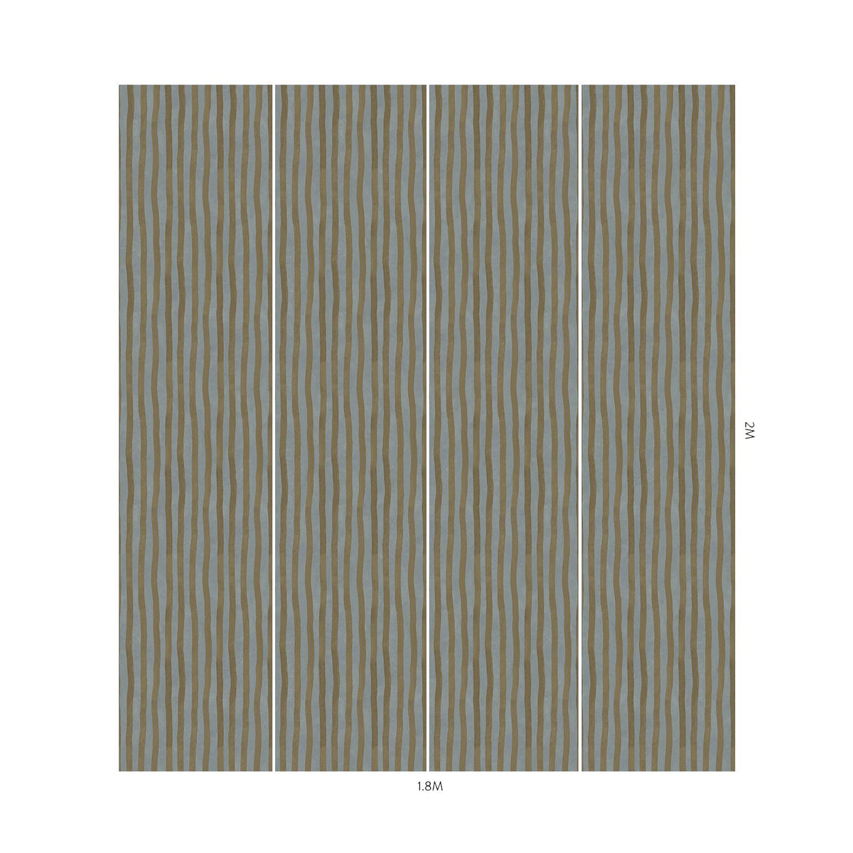 ARTIST'S STRIPE Wallpaper - Stratus & Carex