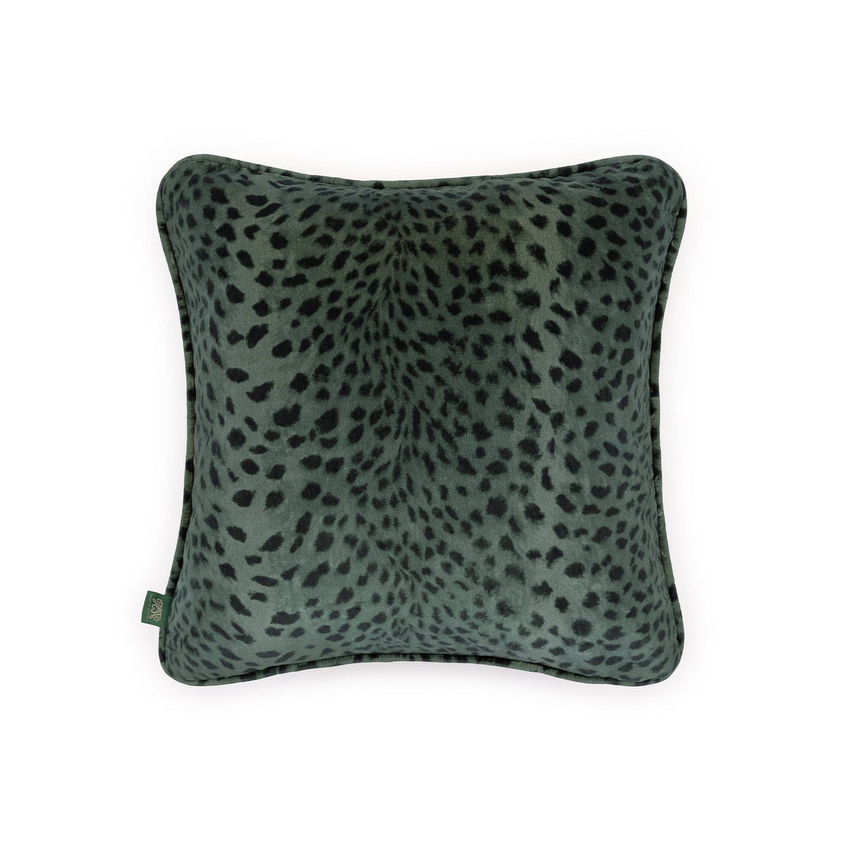 SAVANNA Velvet Medium Piped Cushion - Lobelia