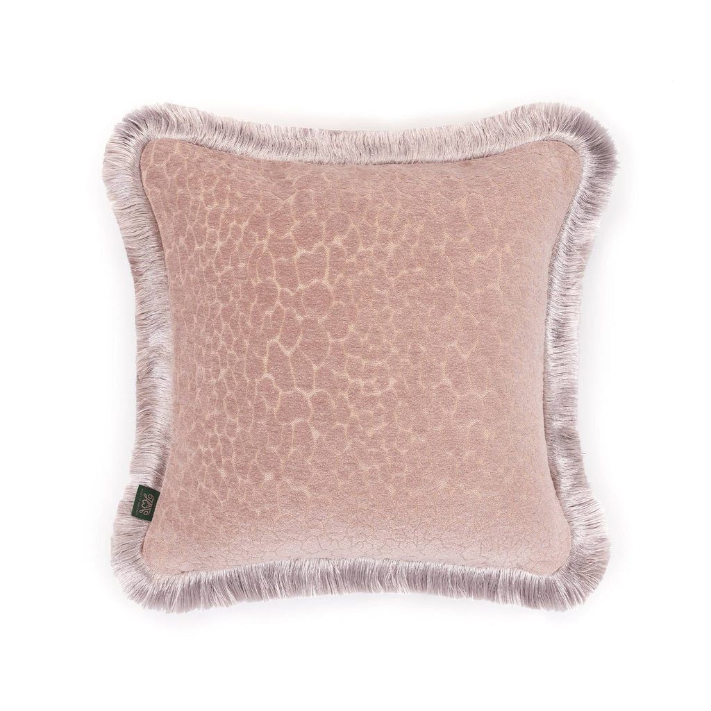 MARA Jacquard Medium Fringed Cushion - Tourmaline