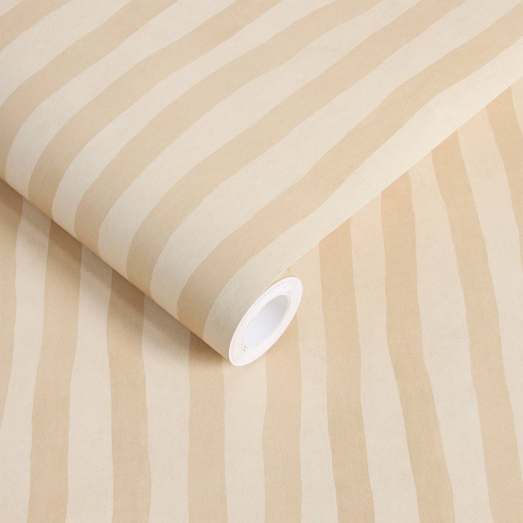 ARTIST'S STRIPE Wallpaper - Alabaster
