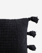 Braided Pom Pom Lumbar Pillow