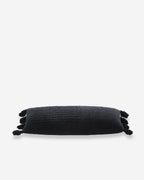 Braided Pom Pom Lumbar Pillow
