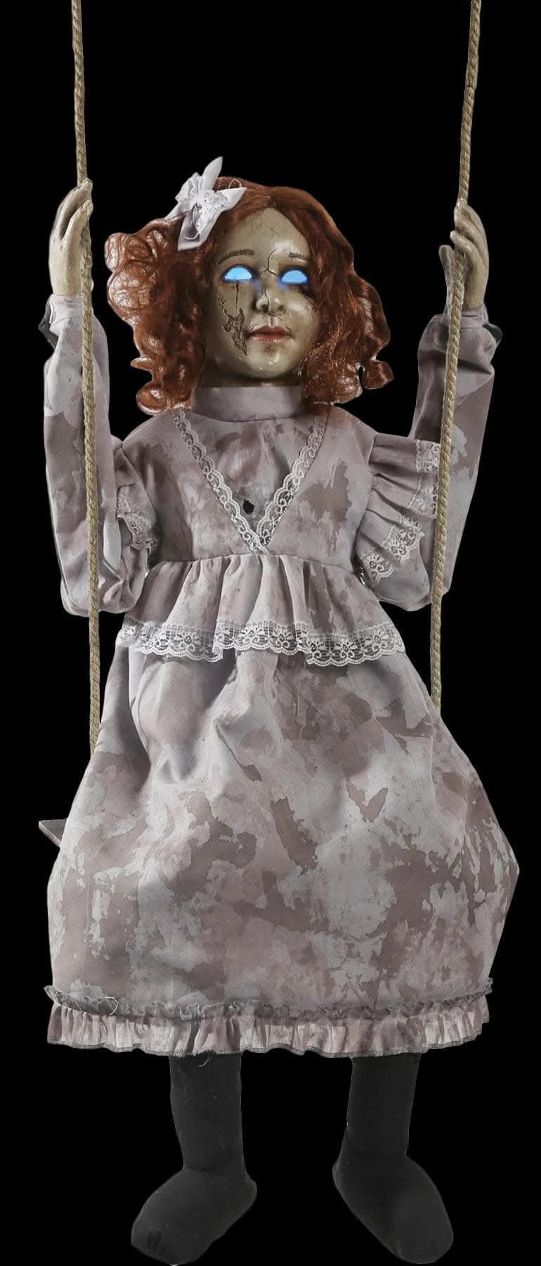 "Swinging Decrepit Doll" Halloween Animatronic Decoration Halloween decoration