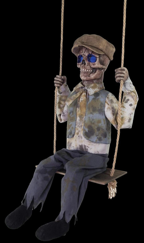 "Swinging Skeletal Boy" Halloween Animatronic Decoration Halloween decoration