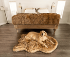 PupRug® Orthopedic Bed + Matching Waterproof Blanket Bundle- Sable Tan