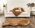 PupRug® Orthopedic Bed + Matching Waterproof Blanket Bundle- Sable Tan