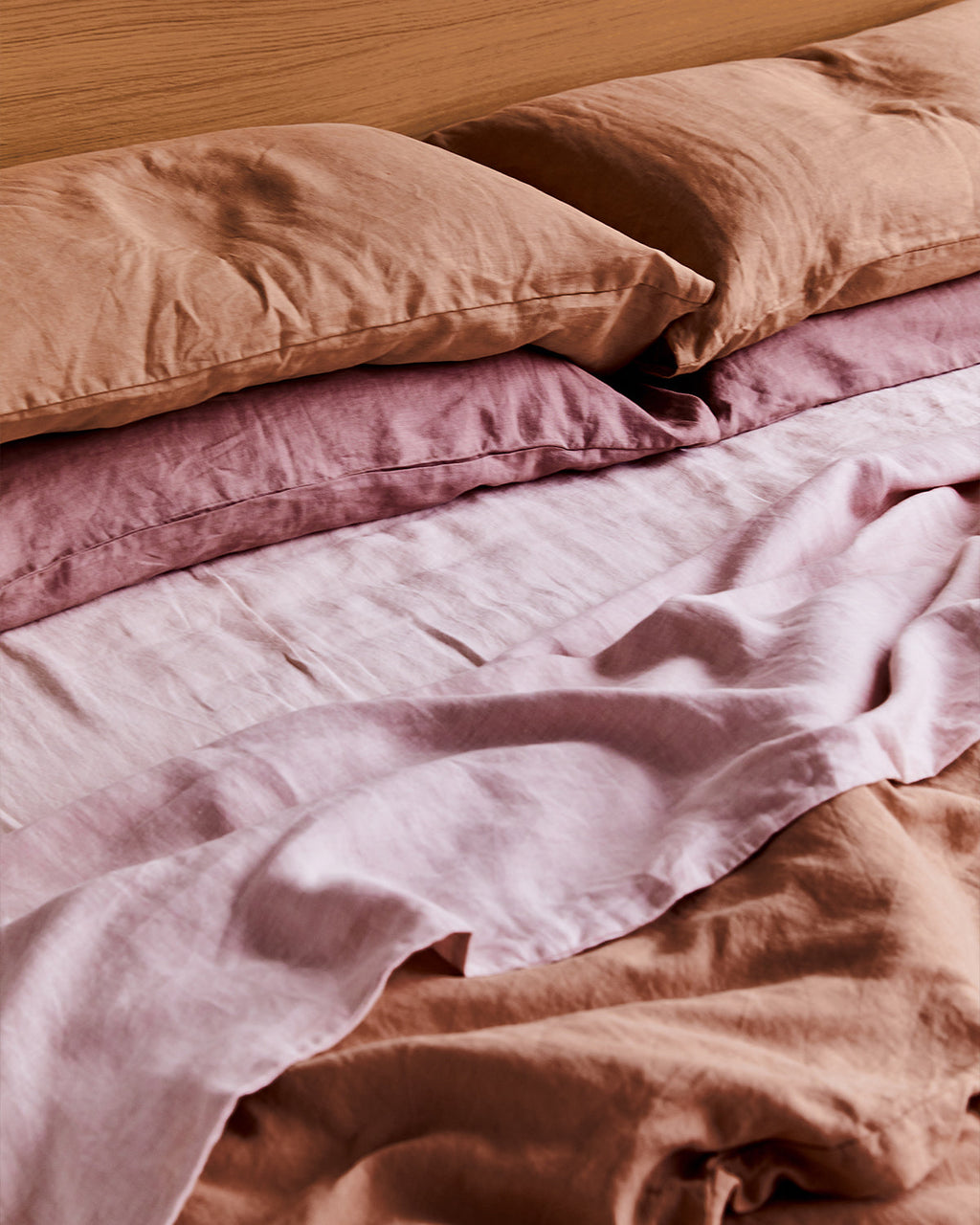 Rosewater 100% French Flax Linen Fitted Sheet