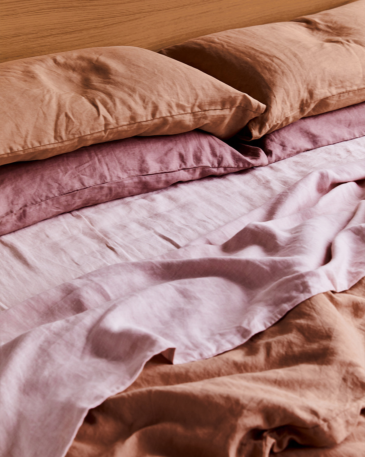 Rosewater 100% French Flax Linen Fitted Sheet