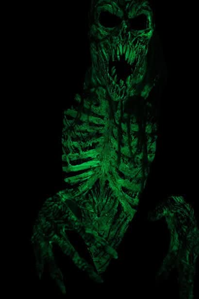“Ultimate Spectre" GLOW IN THE DARK GHOST HD Studios Pro Halloween Costume view 8